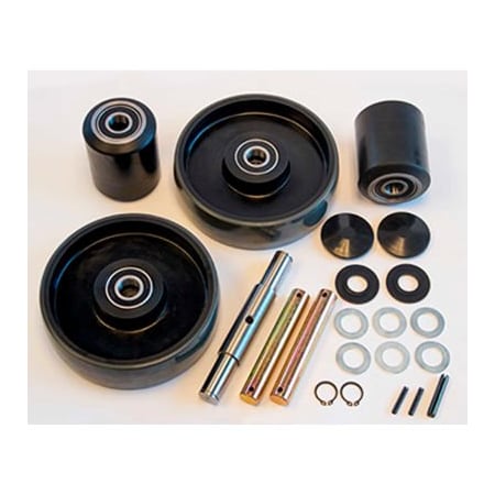 Gps - Generic Parts Service Complete Wheel Kit for Manual Pallet Jack GWK-TSP5500-CK - Fits Total Source Model No  TSP5500 GWK-TSP5500-CK